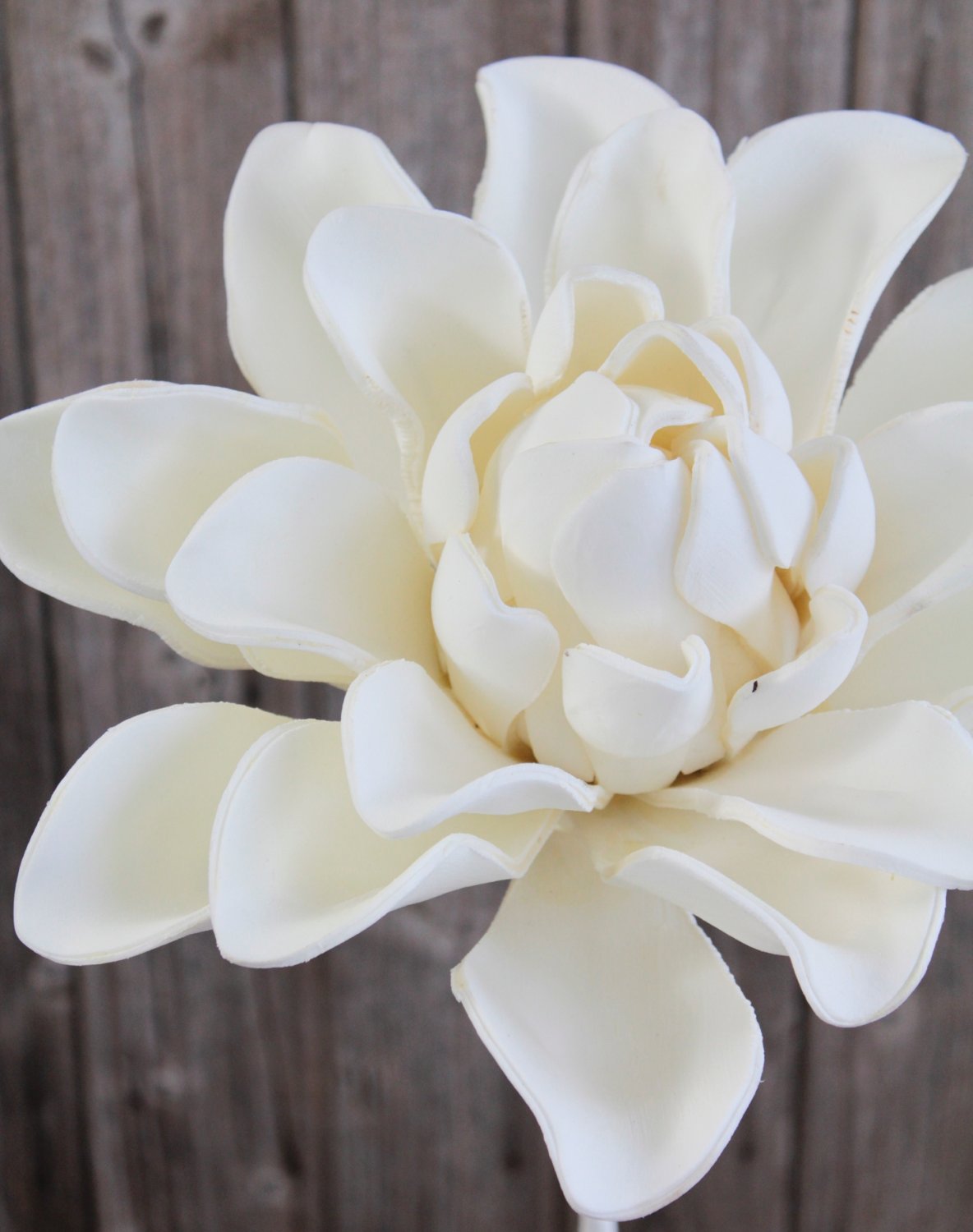 Künstliche Soft flower 'Blüte', 95 cm, weiß