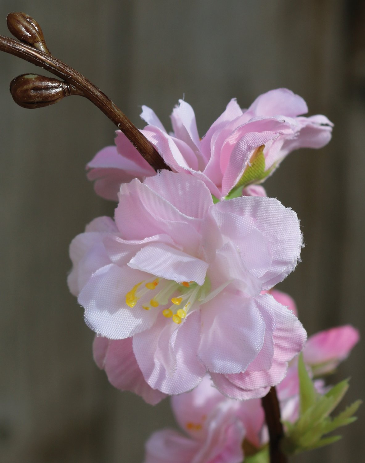 Fake cherry blossom branch, 88 cm, light pink