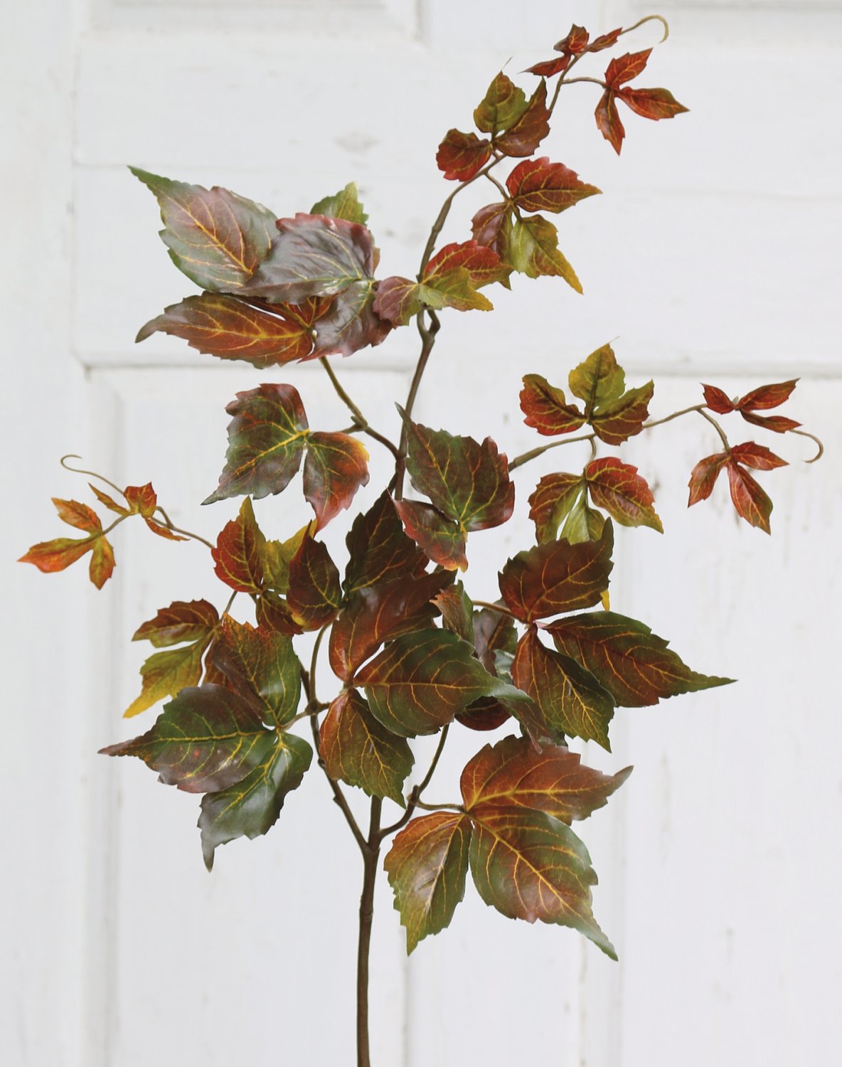 Artificial Virginia creeper branch, 72 cm, green-burgundy