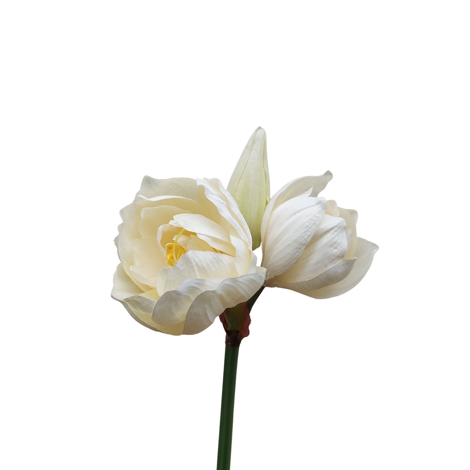 Artificial amaryllis, 81 cm, cream-yellow