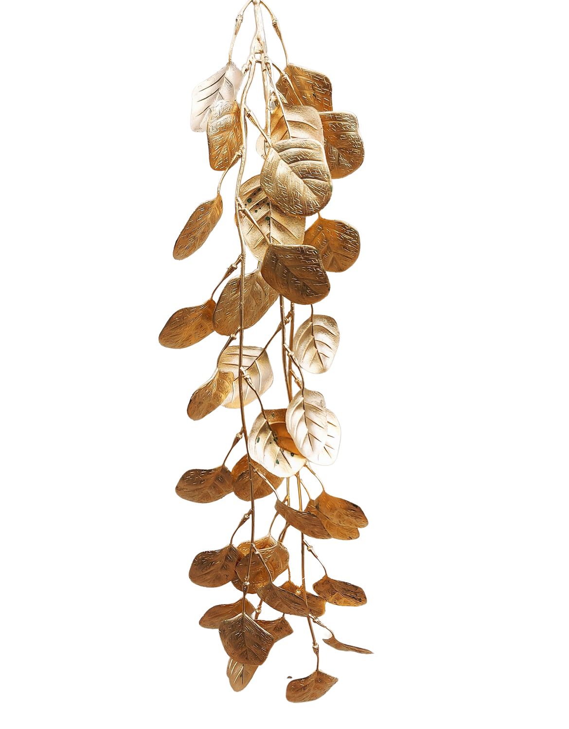 Kunstzweig Eukalyptus, 77 cm, gold