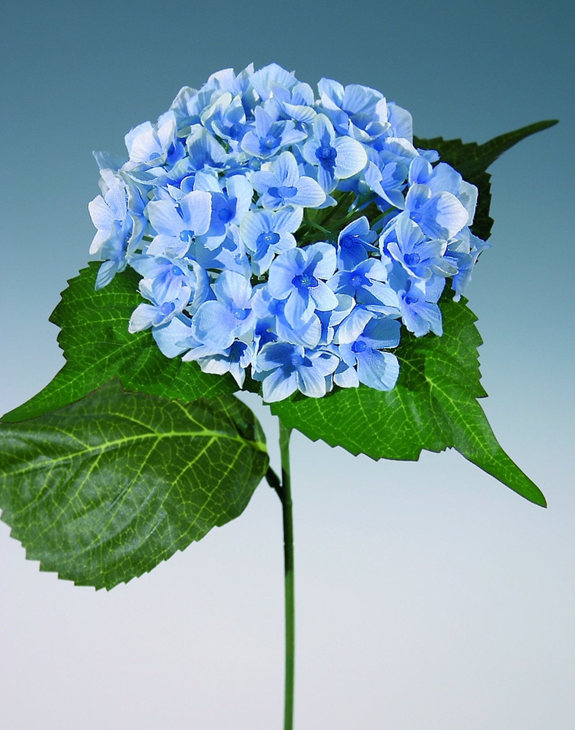 Künstliche Hortensie, 35 cm, hellblau