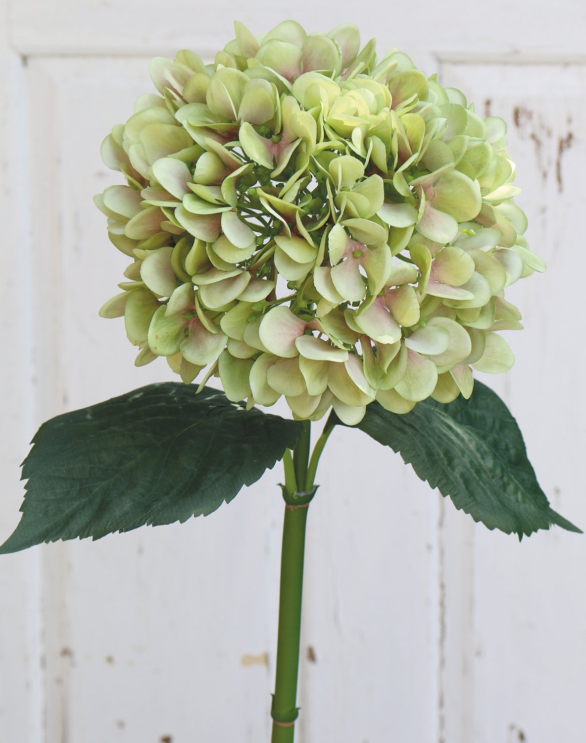 Hydrangea artificial flower, 65 cm, green