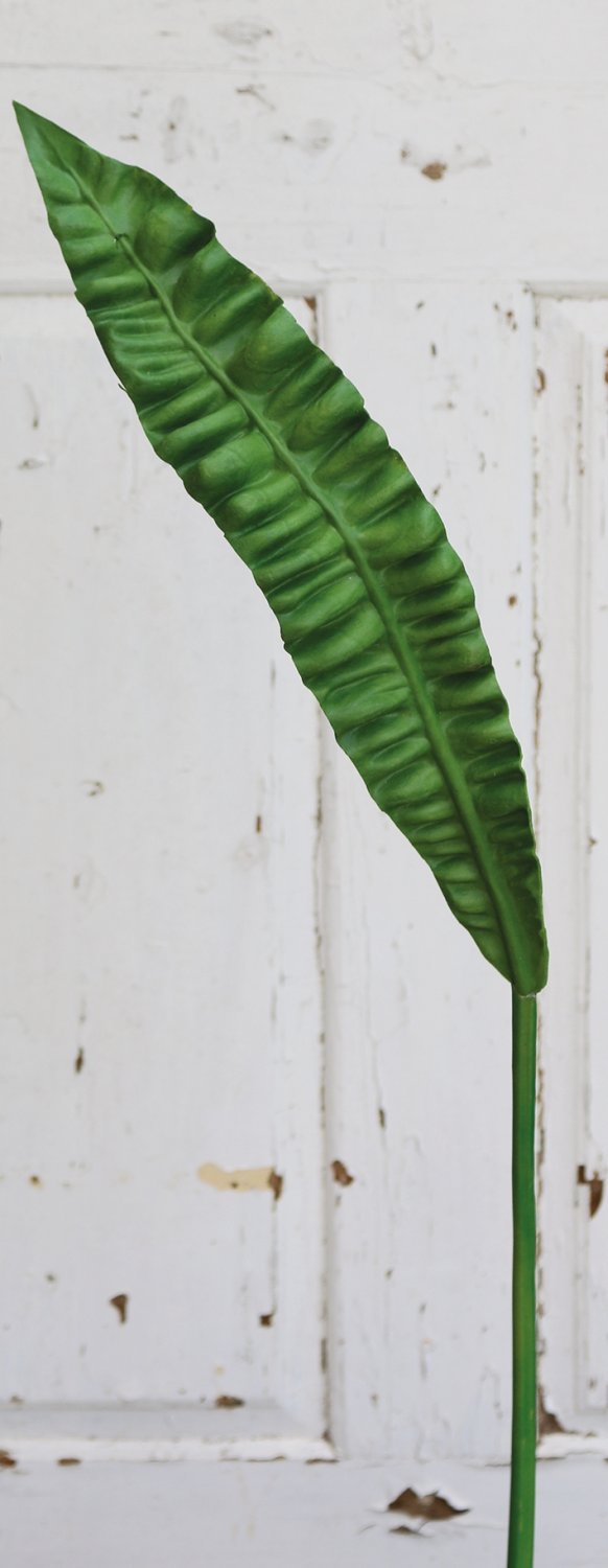 Artificial nest fern leaf, 97 cm, green