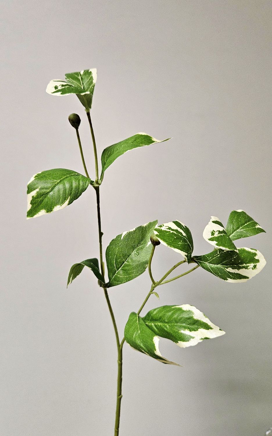 Künstlicher Blattzweig, 46 cm, grün