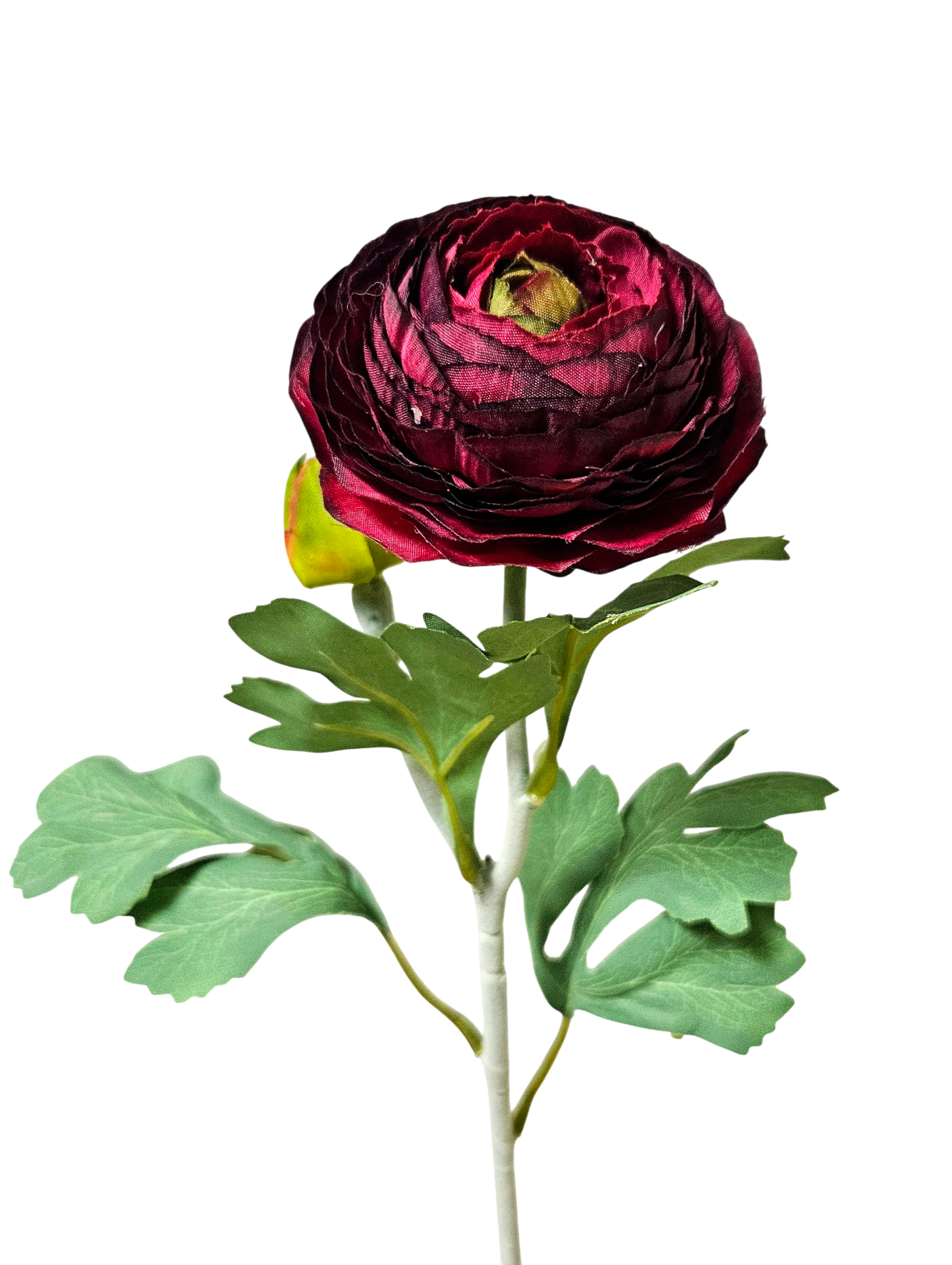 Künstliche Ranunkel, 44 cm, burgunderrot