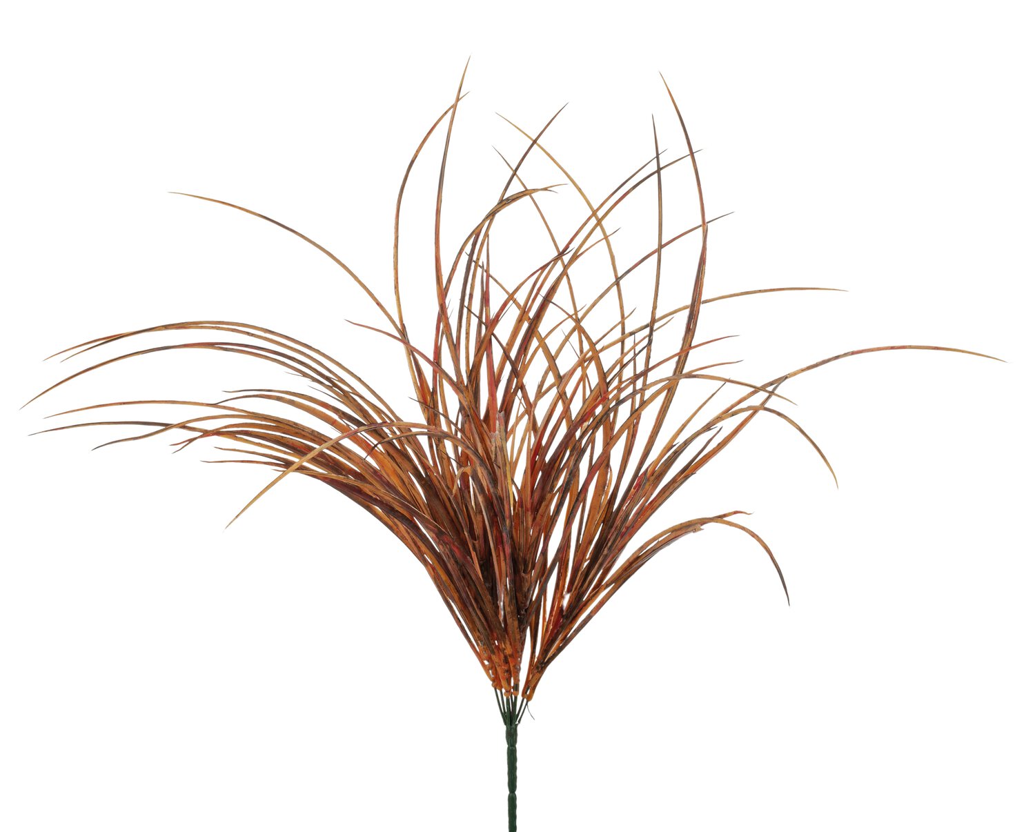Künstlicher Grasbusch 'Herbst', 55 cm, herbstbraun