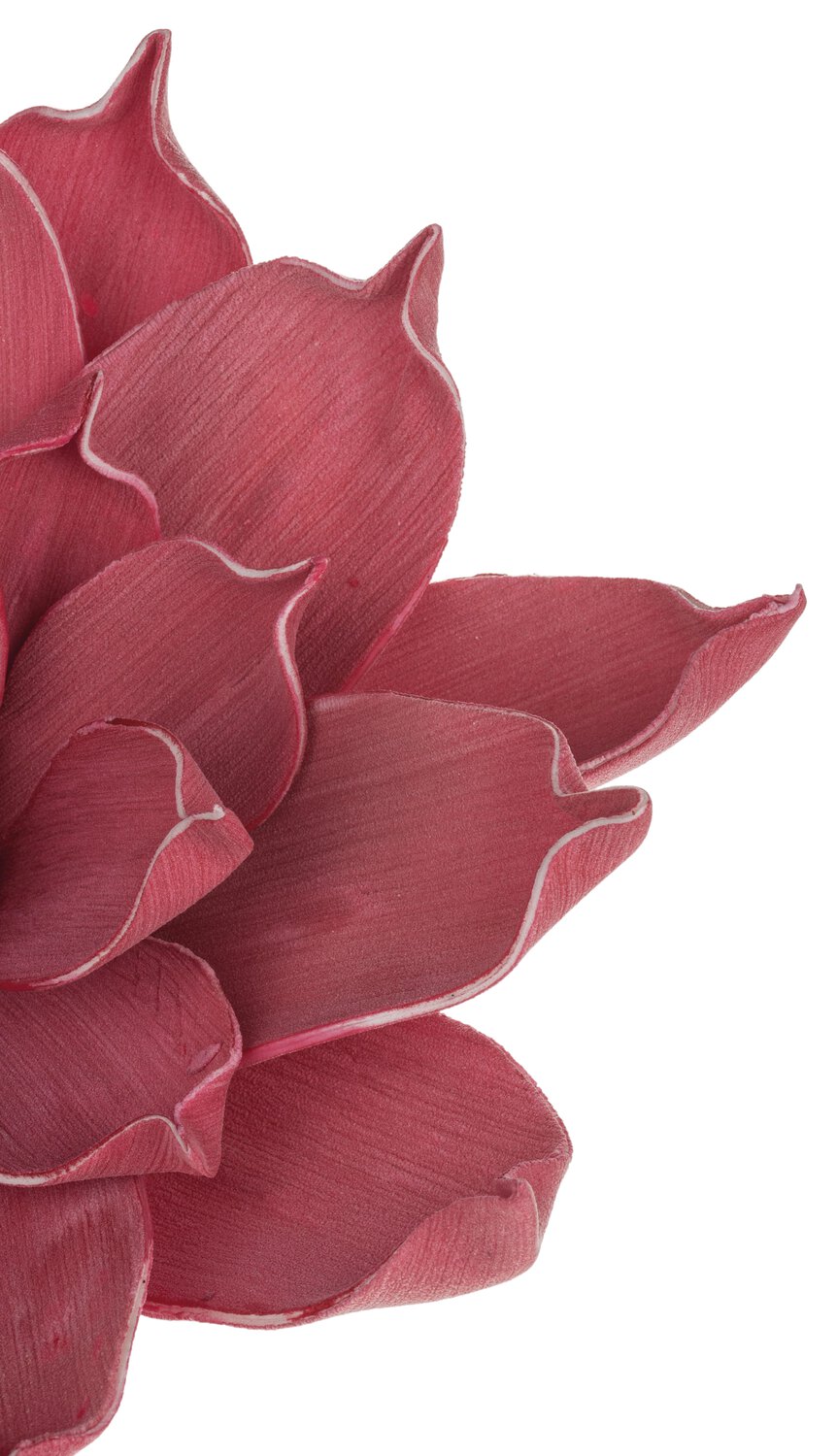 Deko Soft flower 'Aloe', 30 cm, purpurrot