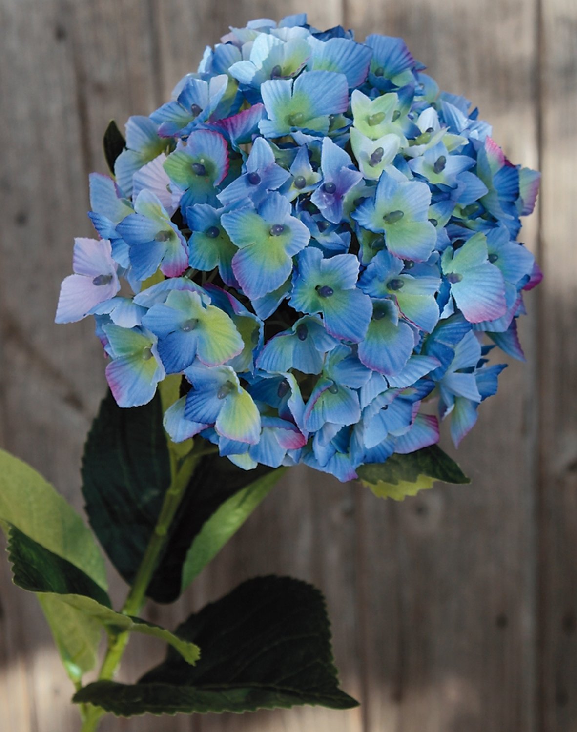 Künstliche Hortensie, 66 cm, blau-violett