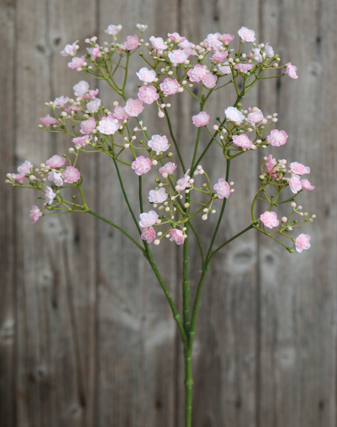 Faux Gypsophila, 70 cm, pink-green