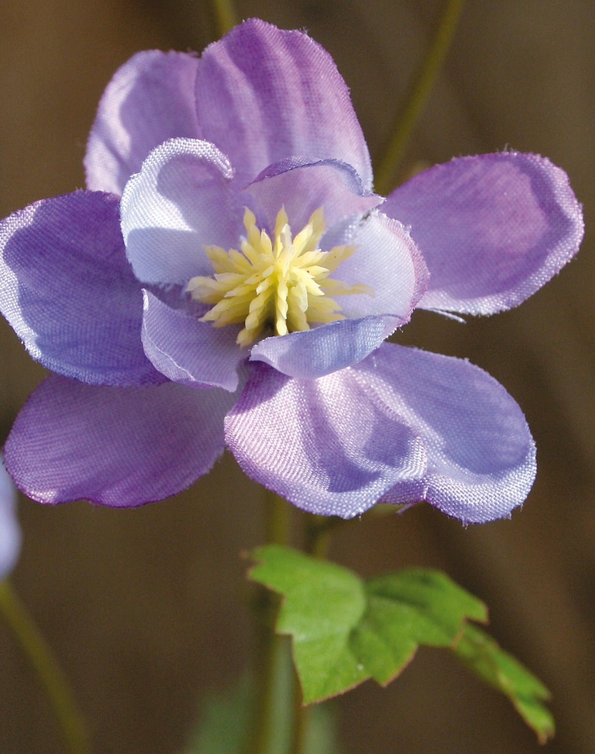 Granny's bonnet silk flower, 99 cm, dark violet