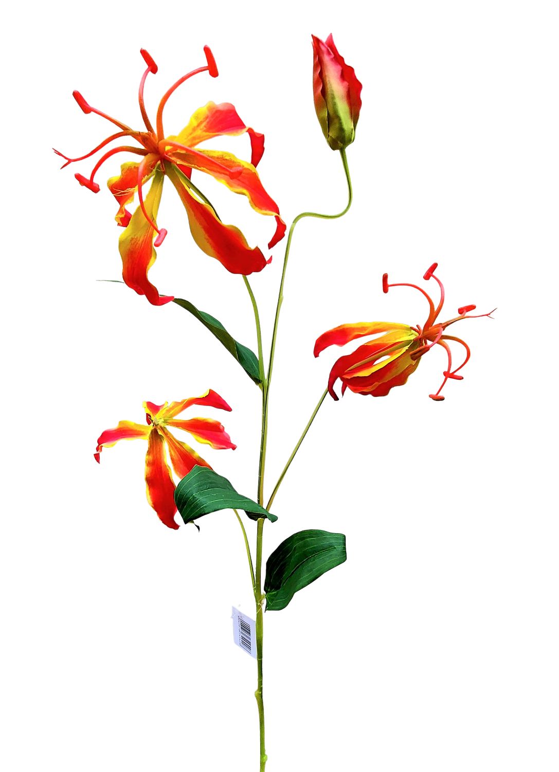 Künstliche Gloriosa Rothschildiana, 82 cm, orange