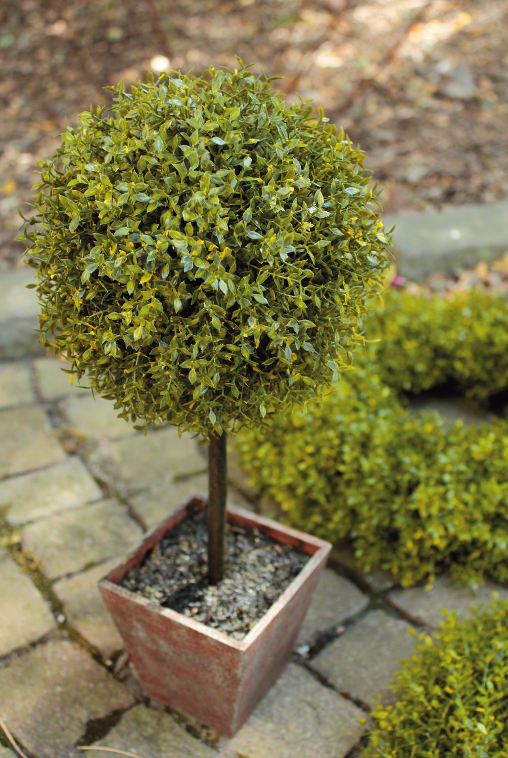 Künstlicher Buchs Kugelbaum, getopft, 55 cm, grün