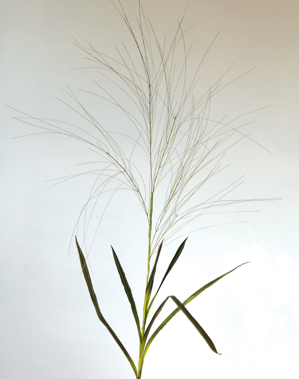 Artificial grass stem, 137 cm, green