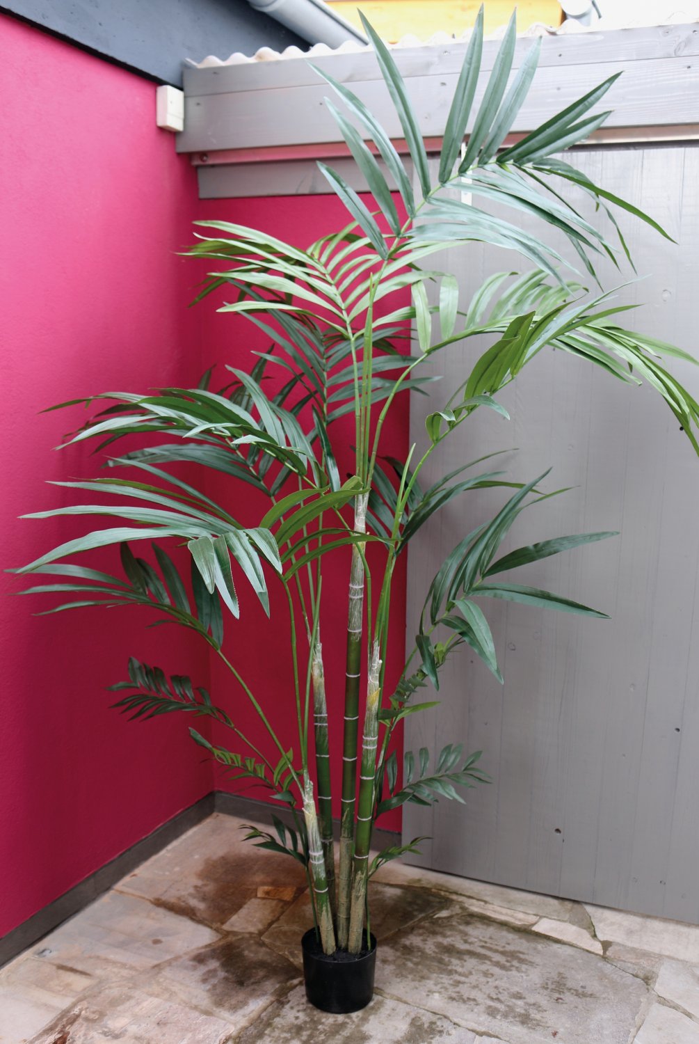 Künstliche Kentia-Palme, getopft, 270 cm, grün
