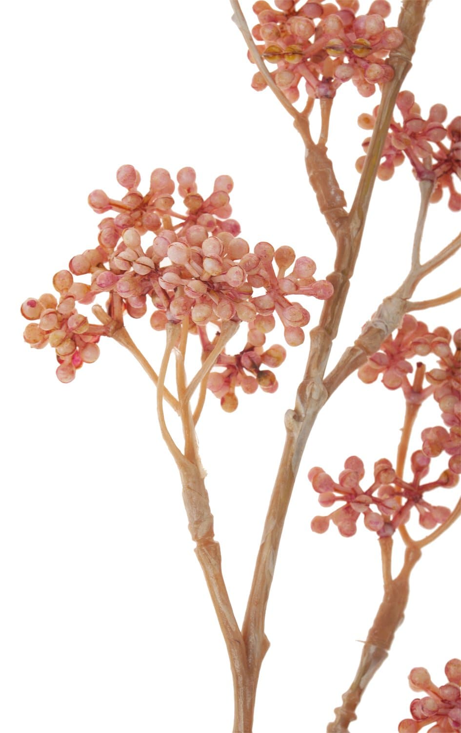 Artificial Callicarpa branch, 43 cm, pink
