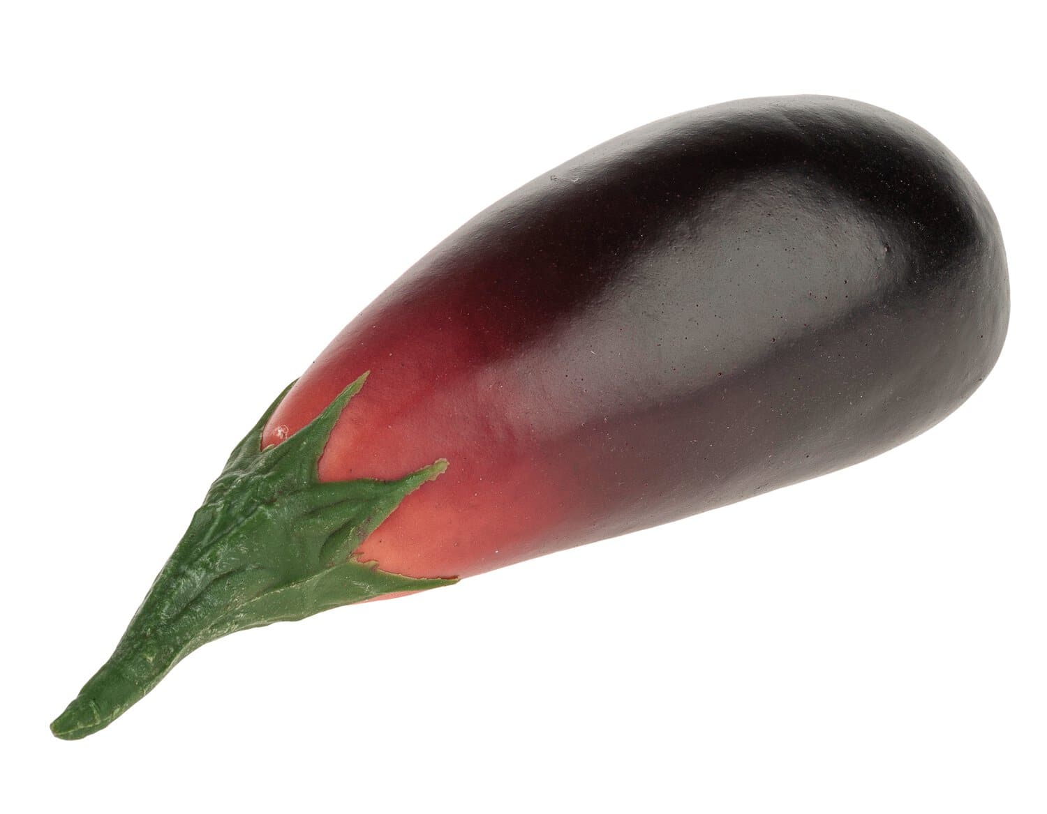 Deko Aubergine, 20 cm, pflaume