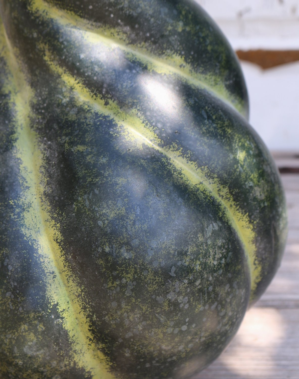 Plastic Pumpkin 47 Cm Dark Green