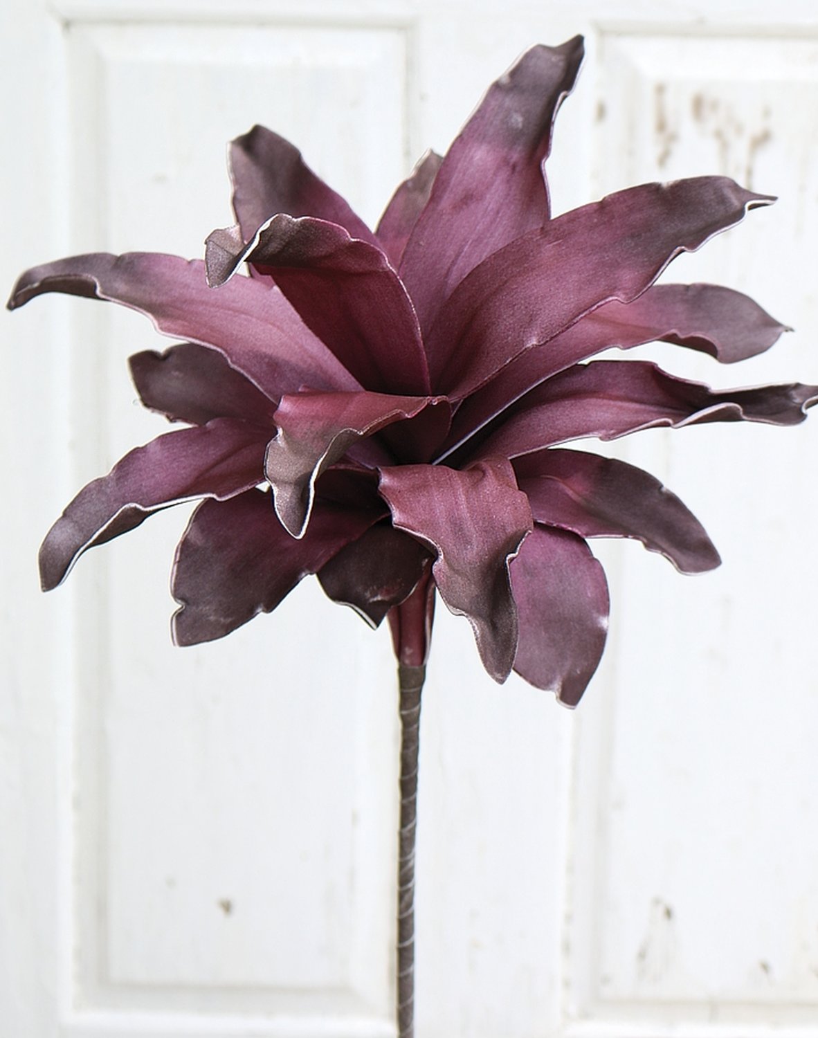 Künstliche Soft flower 'Agave', 90 cm, dunkelviolett