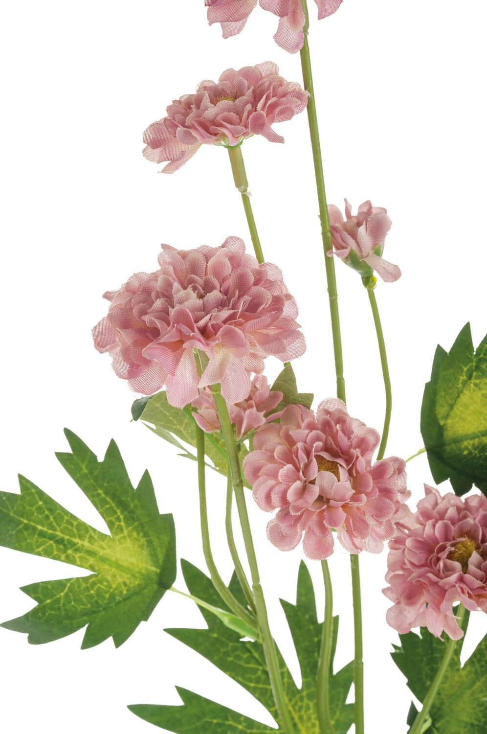 Artificial chrysanthemum flower, 64 cm, antique-light pink