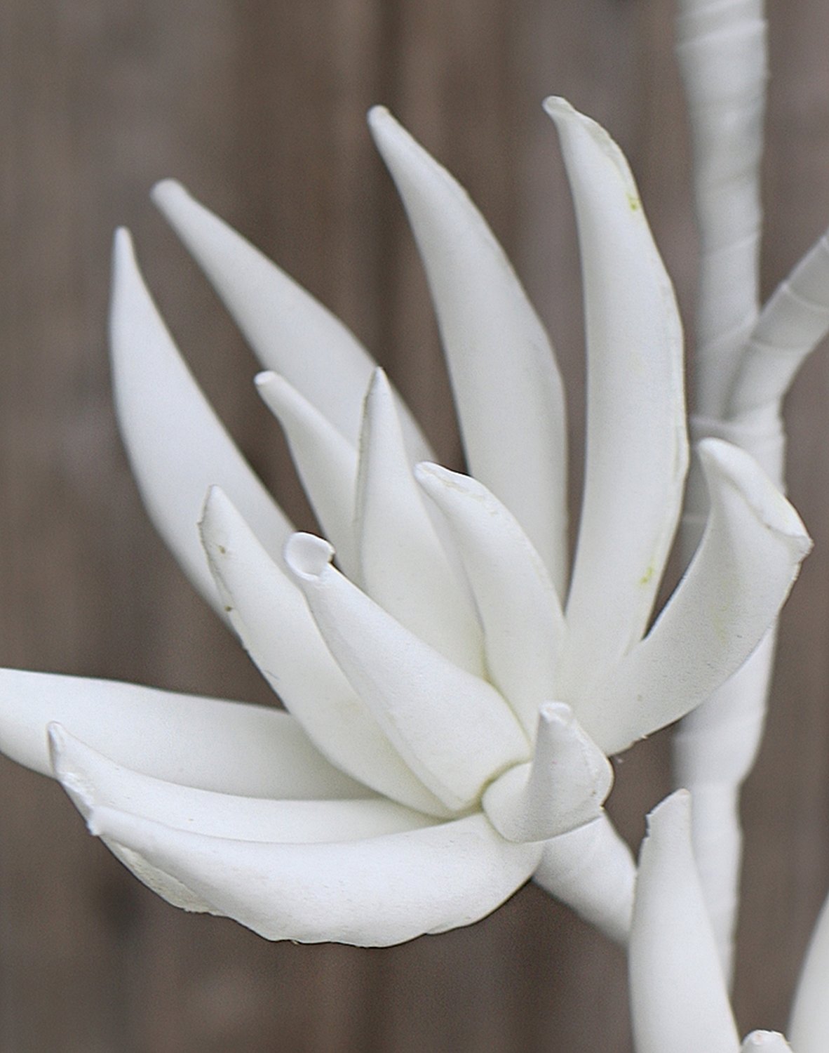 Artificial soft flower 'exotic', 110 cm, pure white