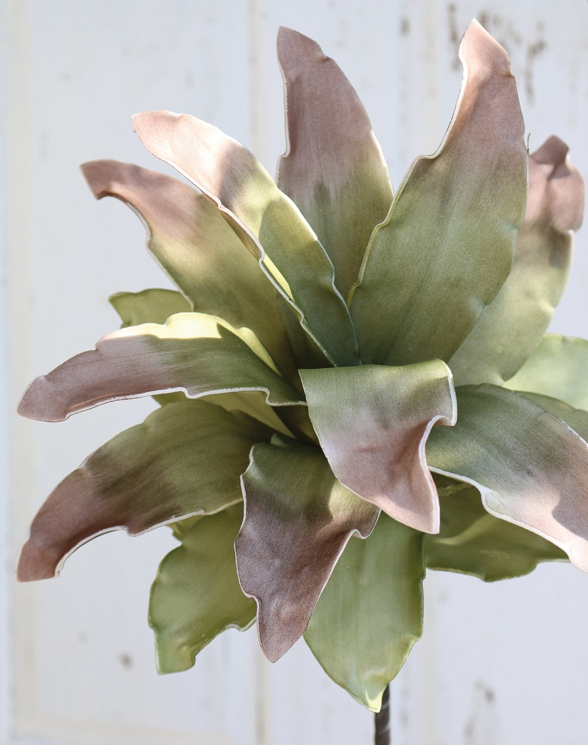 Künstliche Soft flower 'Agave', 90 cm, olive-braun