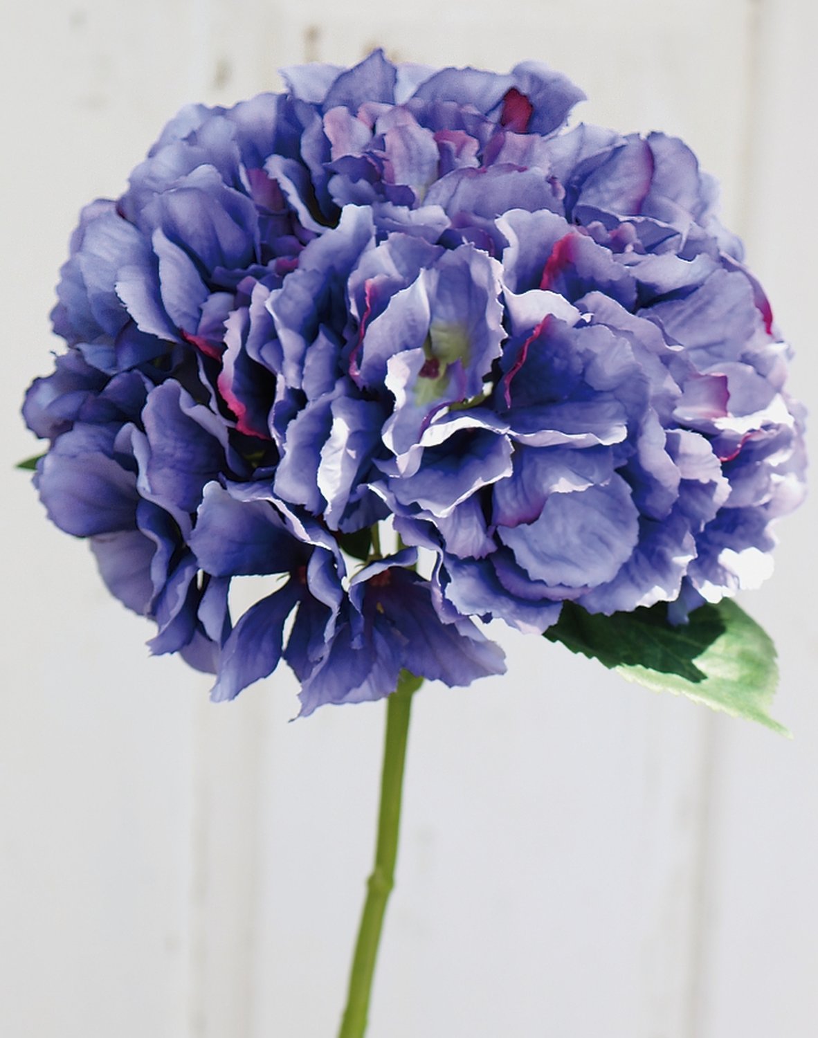 Hydrangea artificial flower, 40 cm, blue-rose
