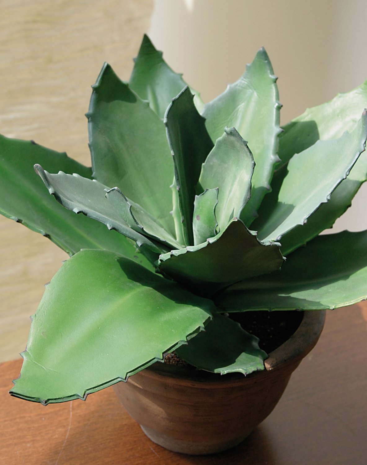 Künstliche Agave, 30cm, 17 Blätter, grün