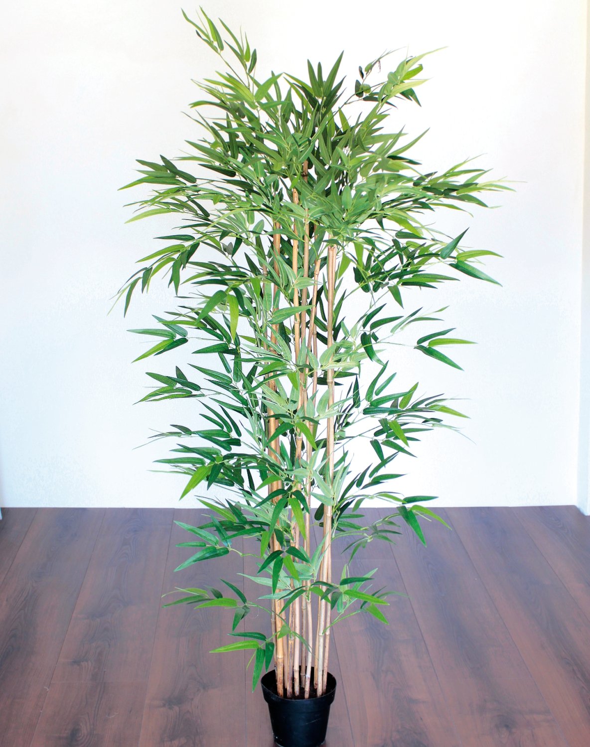 Fake bamboo, potted, 1040 leaves, 150 cm, green