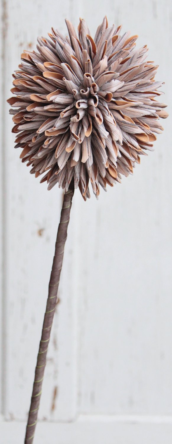 Künstlicher Soft flower 'Allium', 80 cm, natur