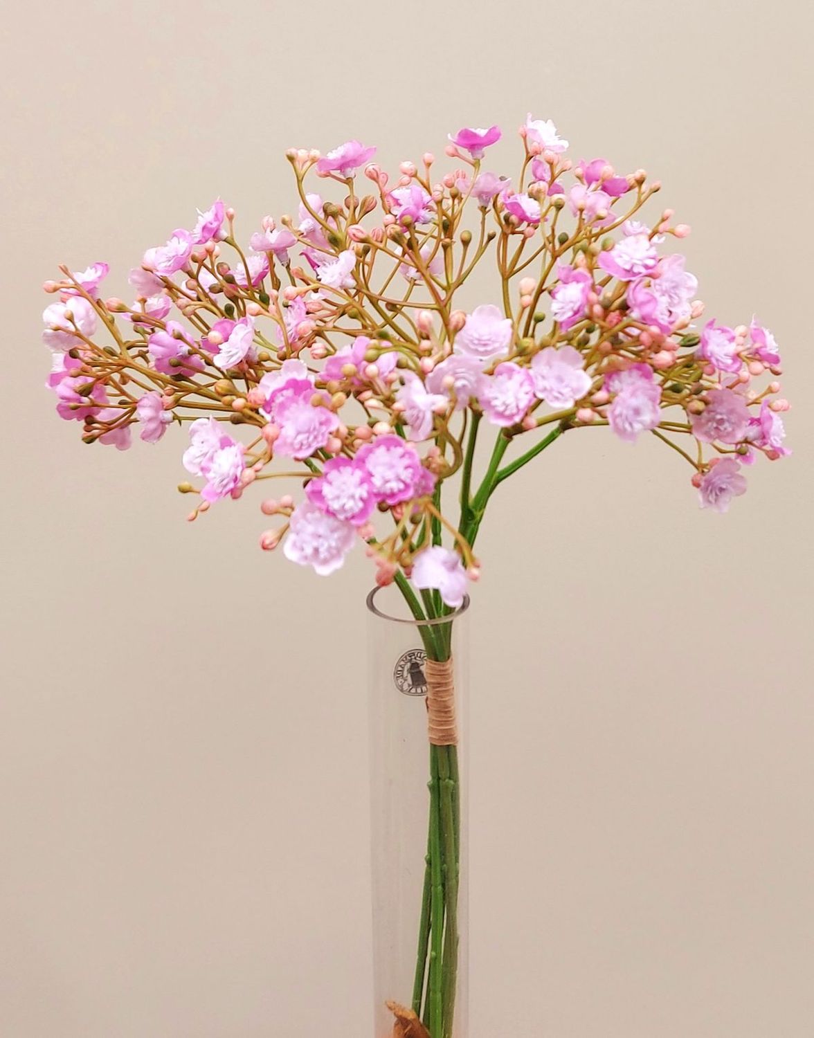 Künstliche Gypsophilia im Bund, 5-fach, 30 cm, rosa-violett