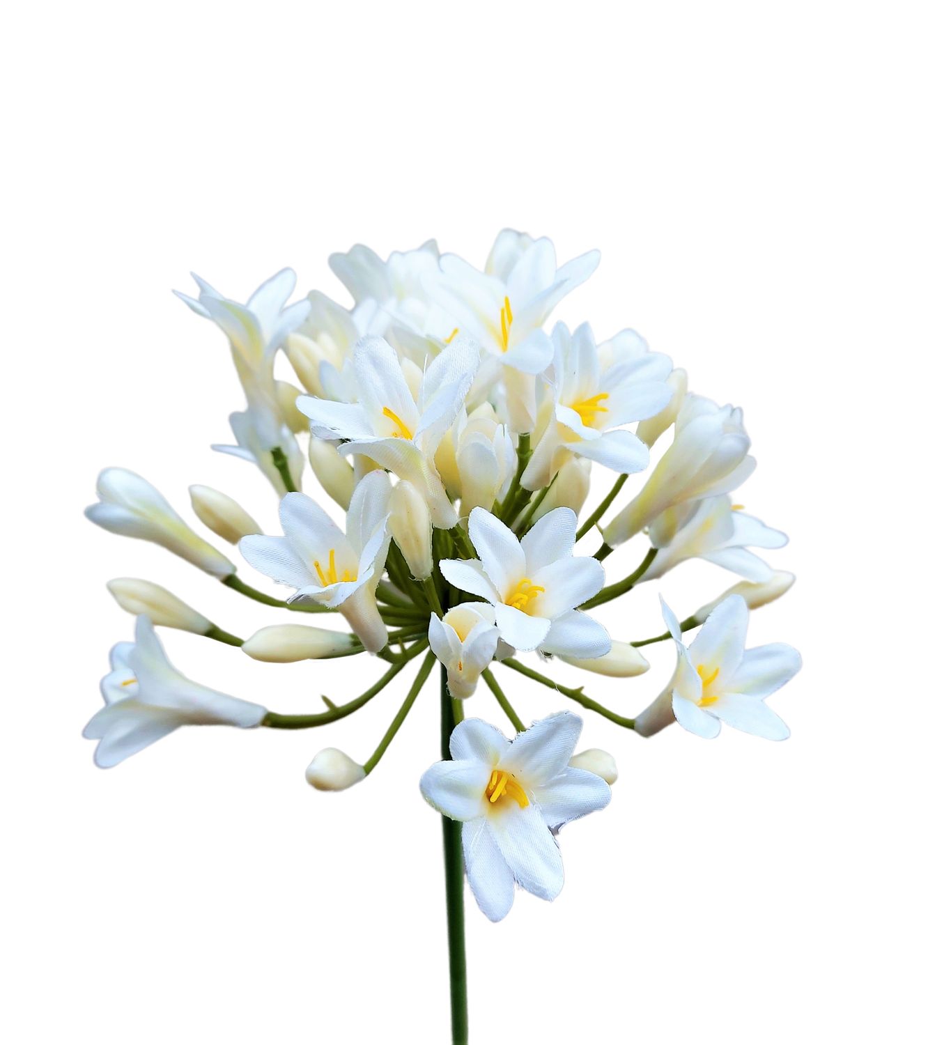 Kunstblume Agapanthus, 75 cm, creme-weiß