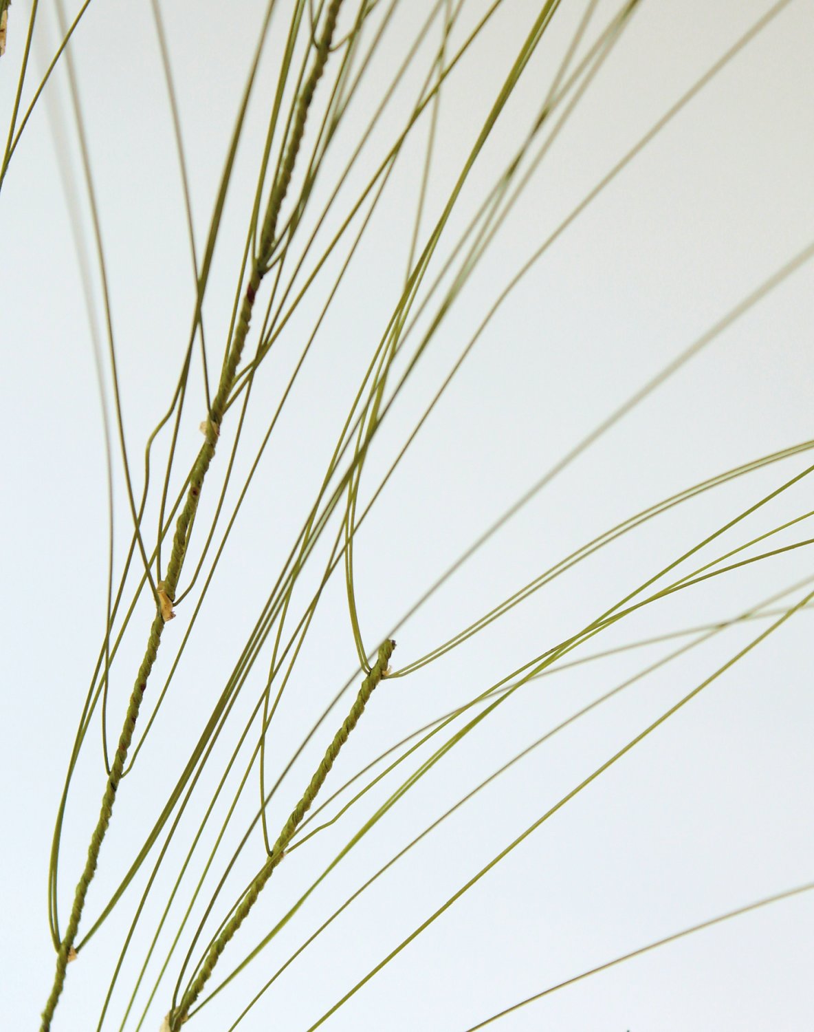 Artificial grass stem, 137 cm, green