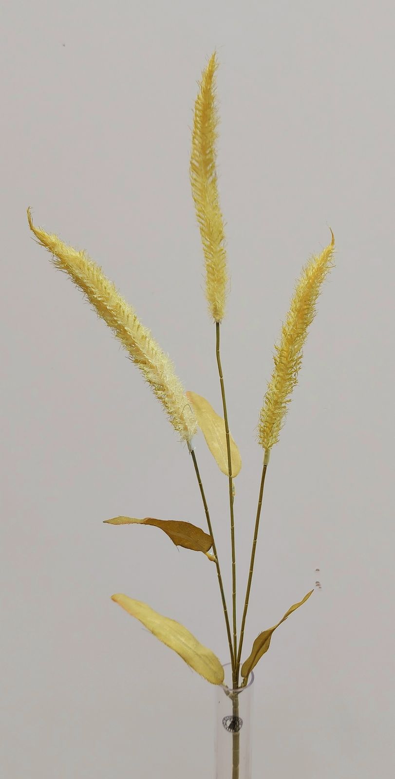 Kunstblume Liriope, 3-fach, 74 cm, hellgrün