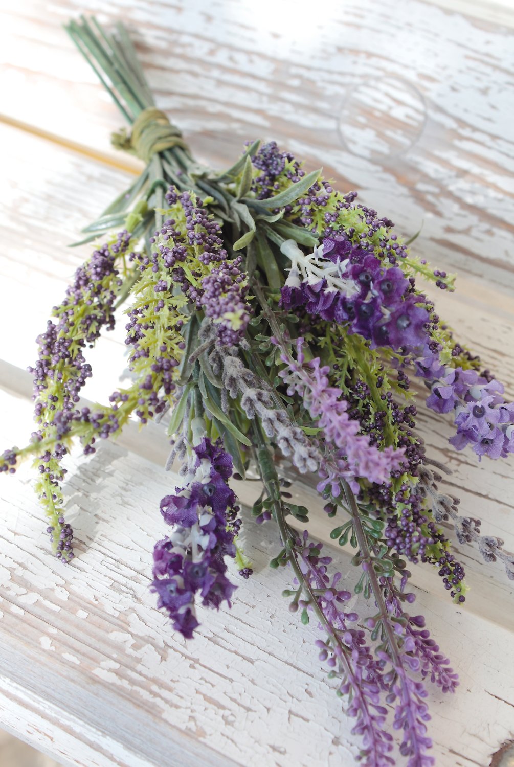 Synthetic lavender-astilbe-bunch, 28 cm, lavender