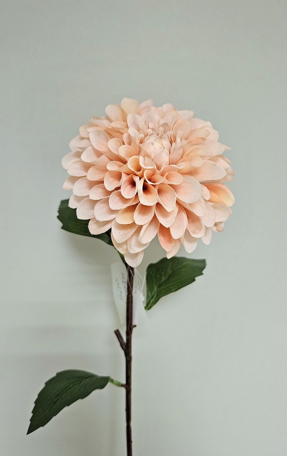 Künstliche Dahlie, 57 cm, Soft Feel, aprikose