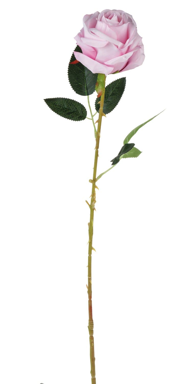 Kunstrose, 65 cm, Ø 9 cm, hellrosa