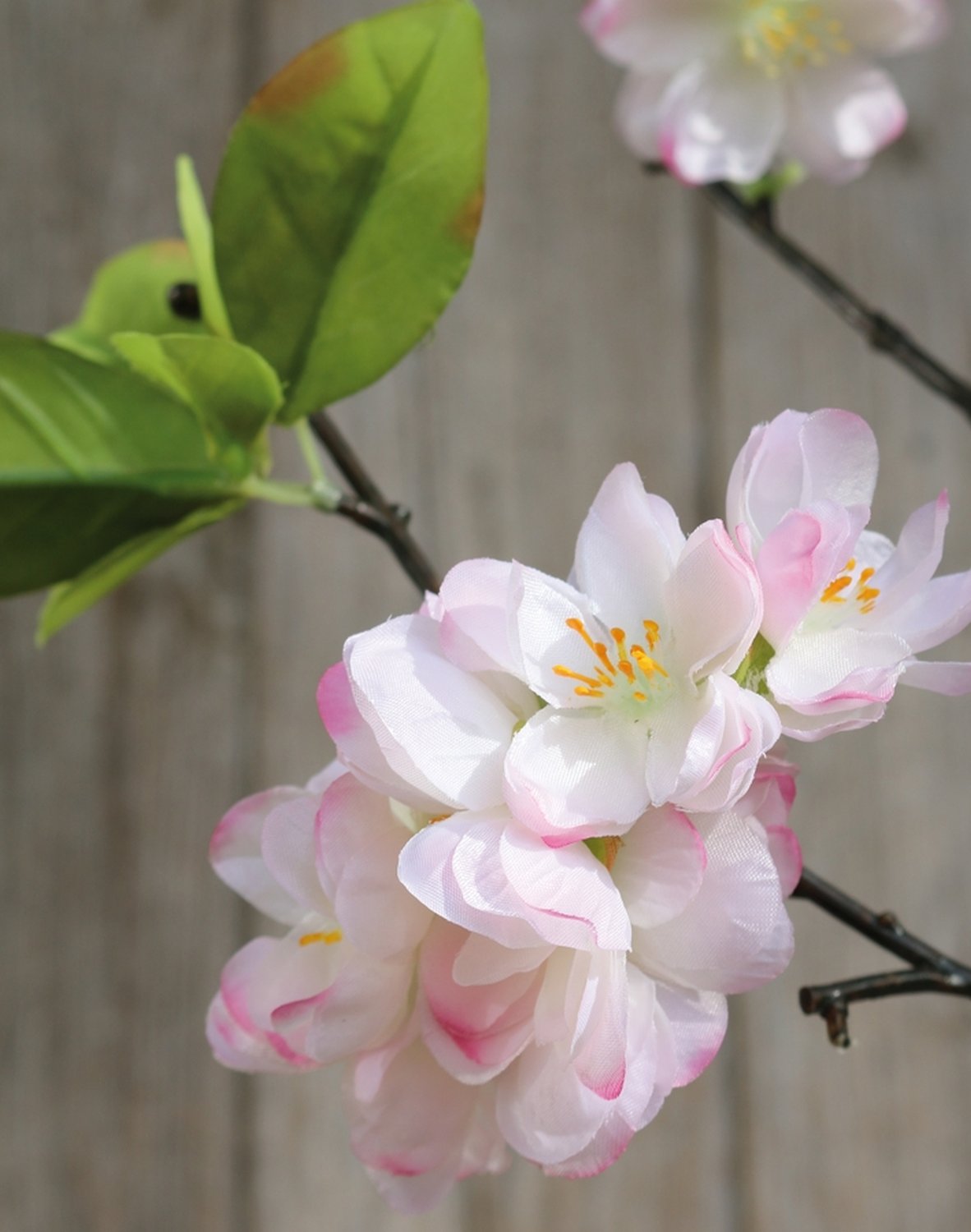 Artificial cherry blossom branch, 110 cm, light pink