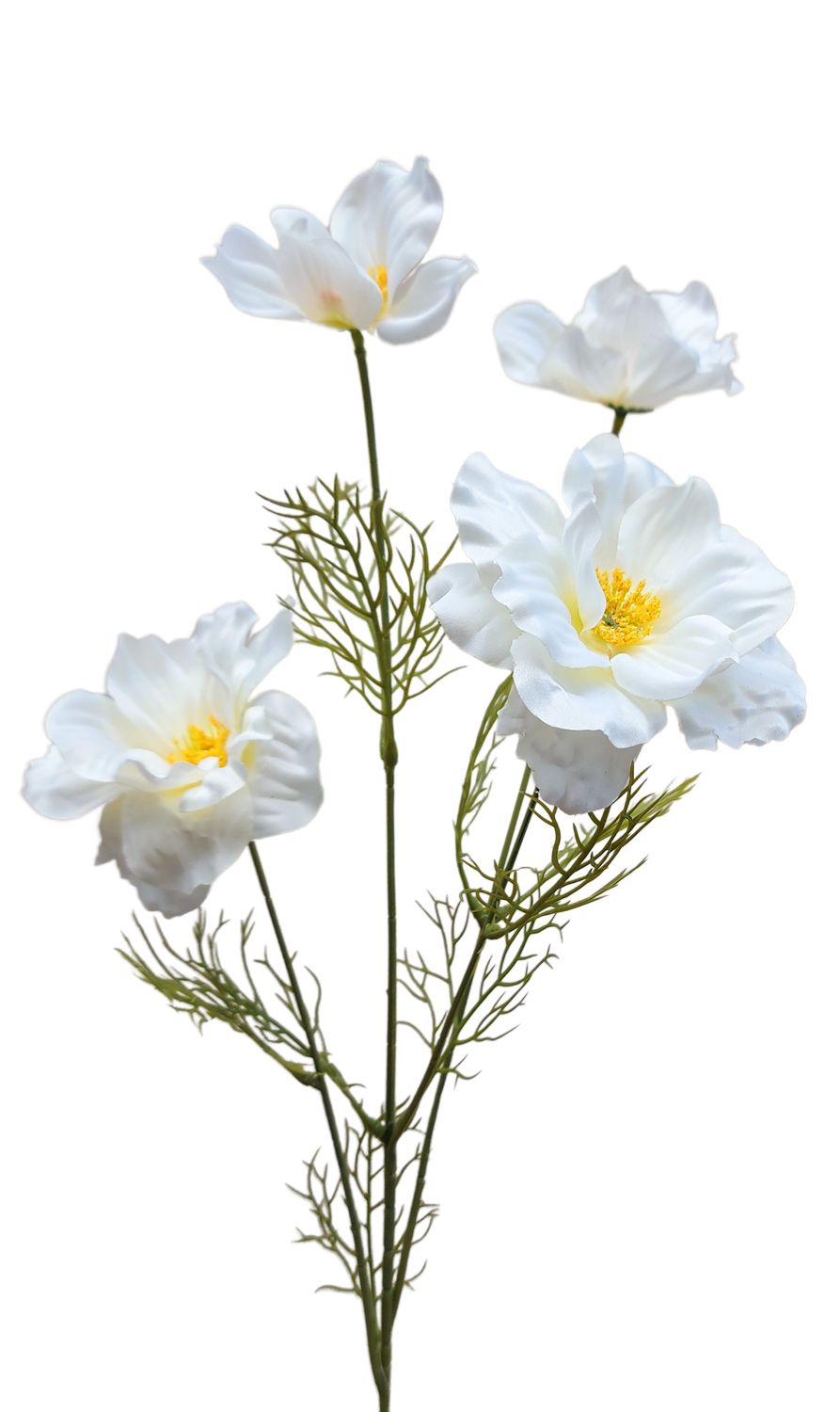 Kunstblume Cosmea, 76 cm, creme-weiß