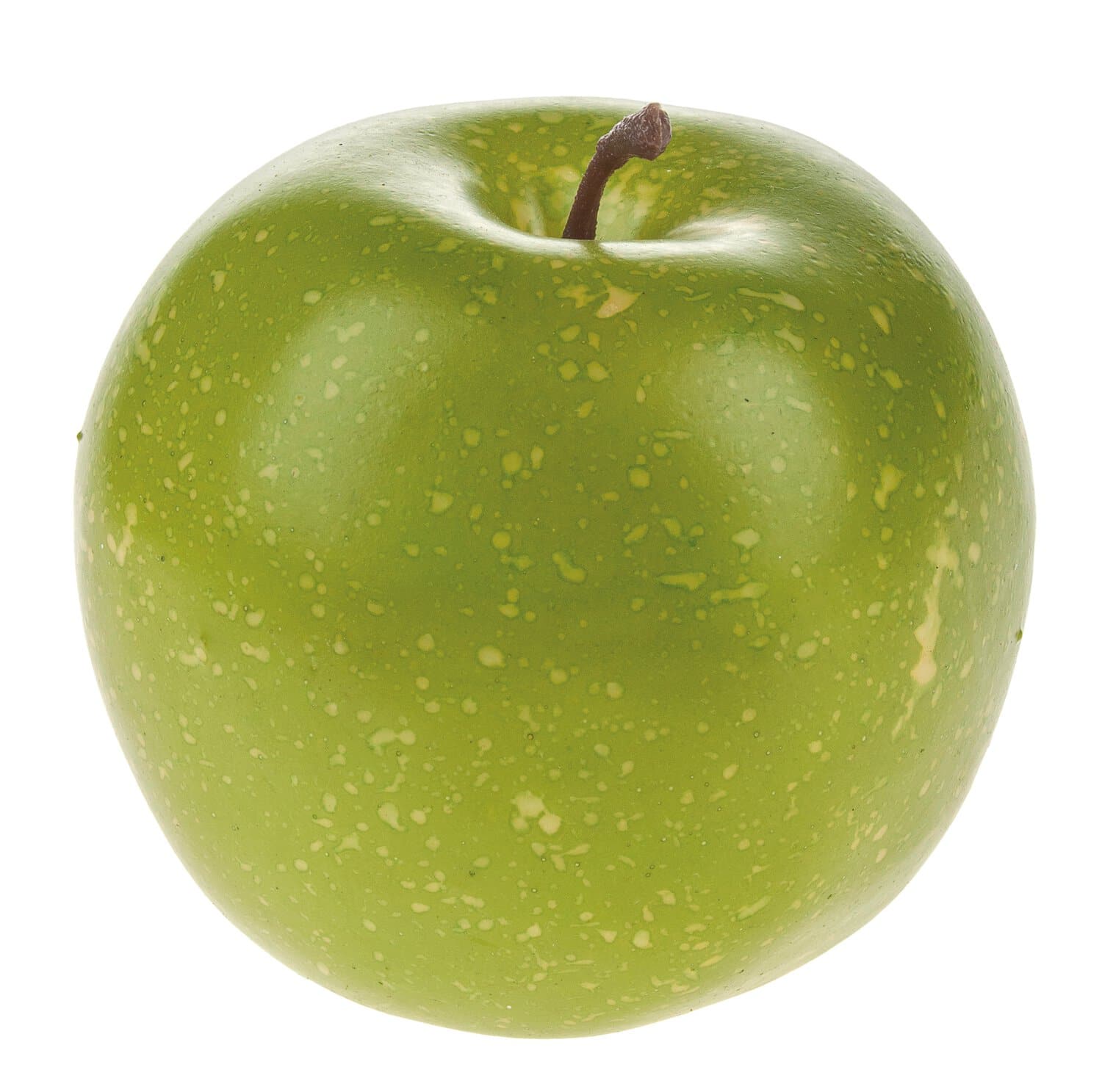 Fake fruit apple, 8 cm, light green