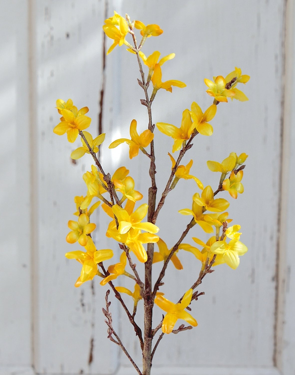 Artificial forsythia branch, 45 cm, yellow