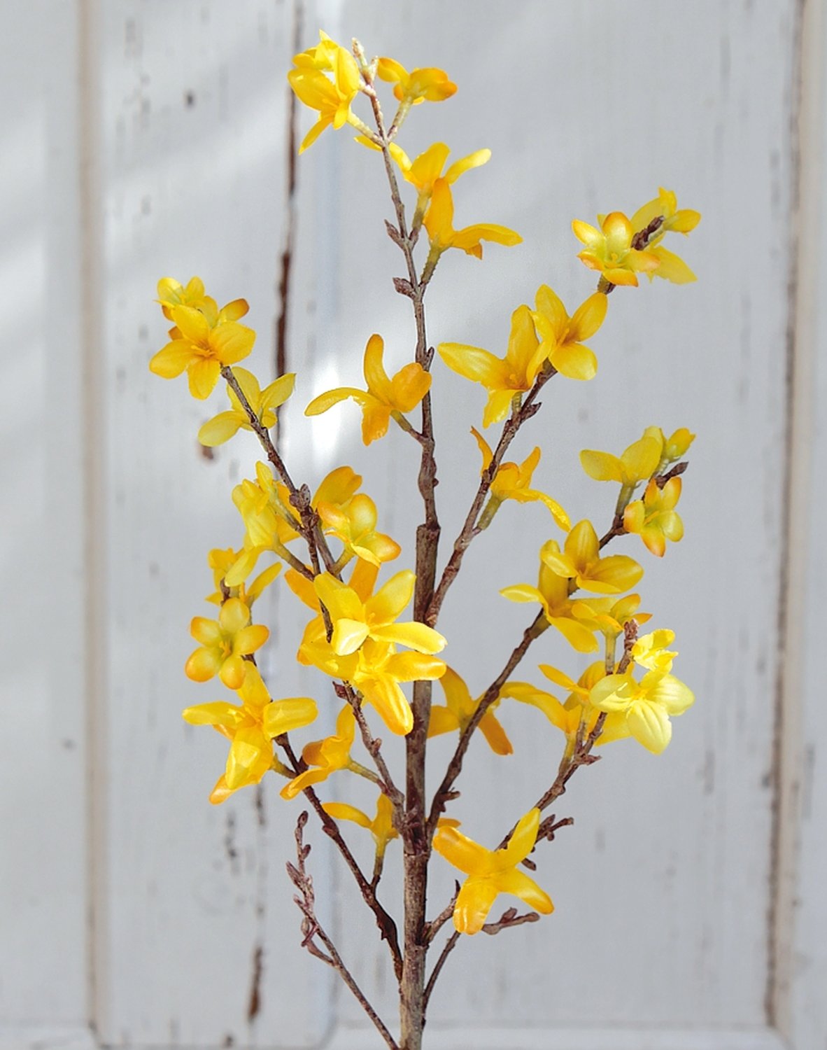 Künstlicher Forsythienzweig, 45 cm, gelb