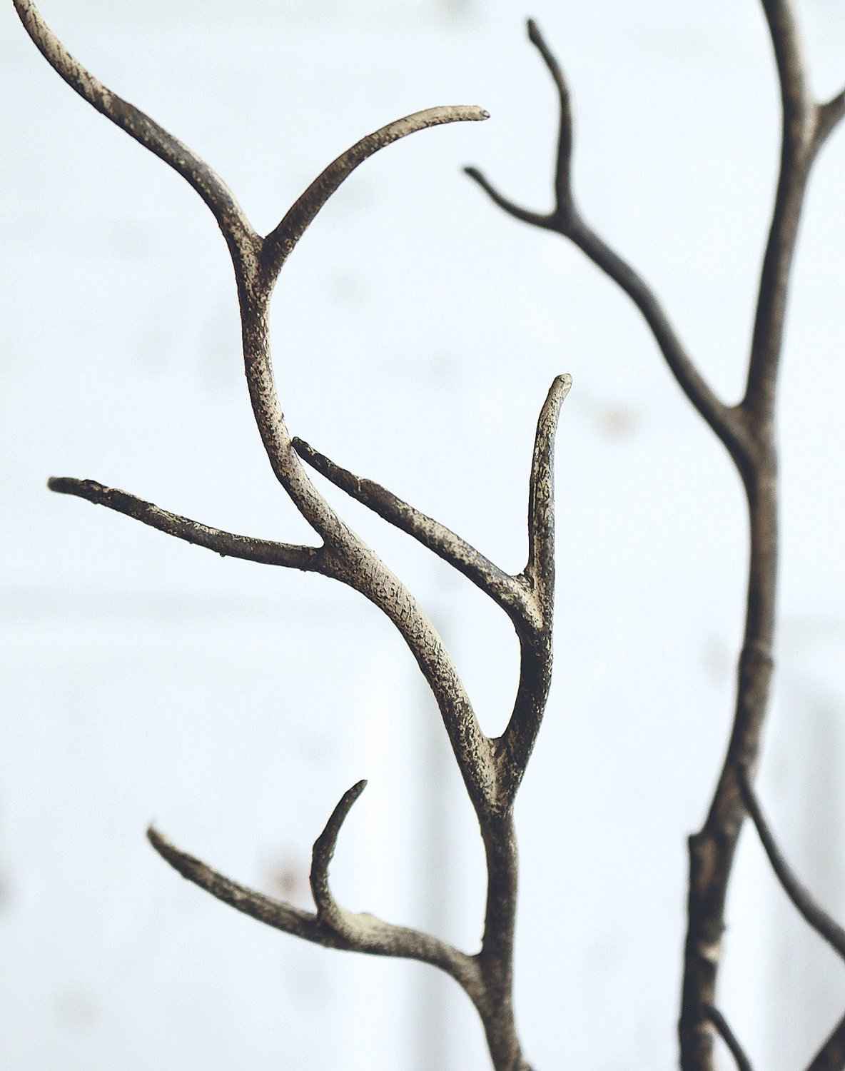 Künstlicher Dekozweig, 76 cm, braun