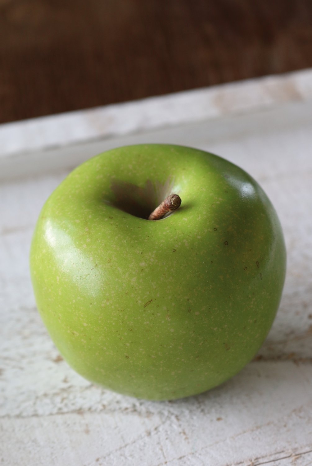Künstlicher Apfel, 7 cm, grün