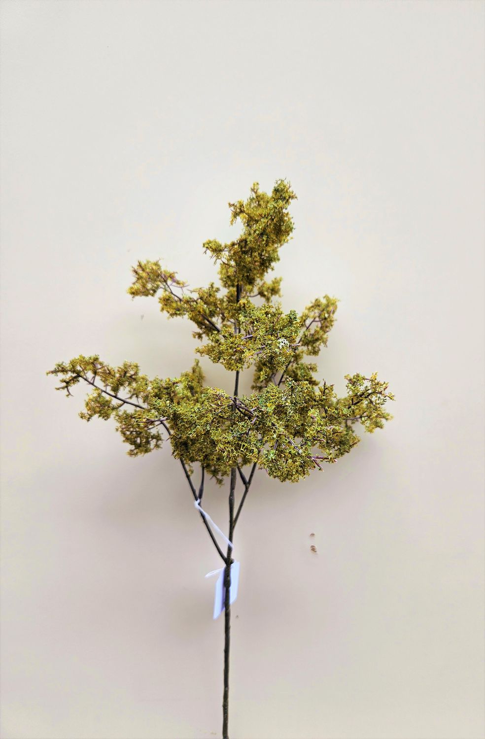 Dekozweig mit künstlichem Moos, 75 cm, natur