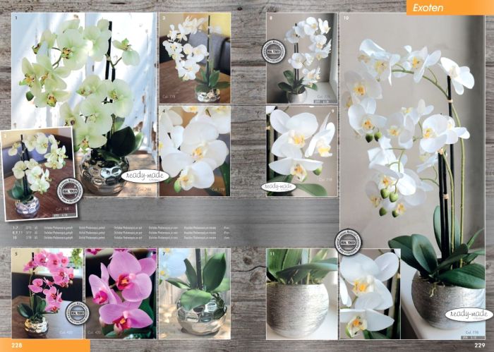 H.Andreas Kunstblumen Katalog 2020 - Orchideen Kunstpflanzen Katalog 2020 - Orchideen von H.Andreas
