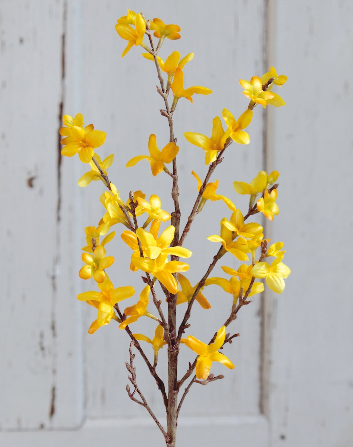 Künstlicher Forsythienzweig, 45 cm, gelb