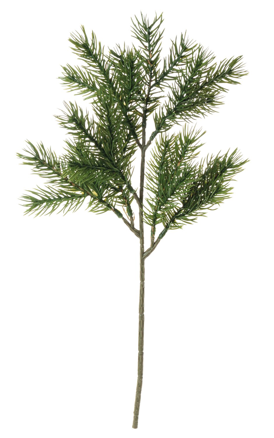 Artificial fir branch, 37 cm, green