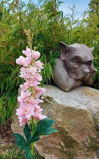 Delphinium artificial, 74 cm, rosa claro Delphinium artificial, 74 cm, rosa claro