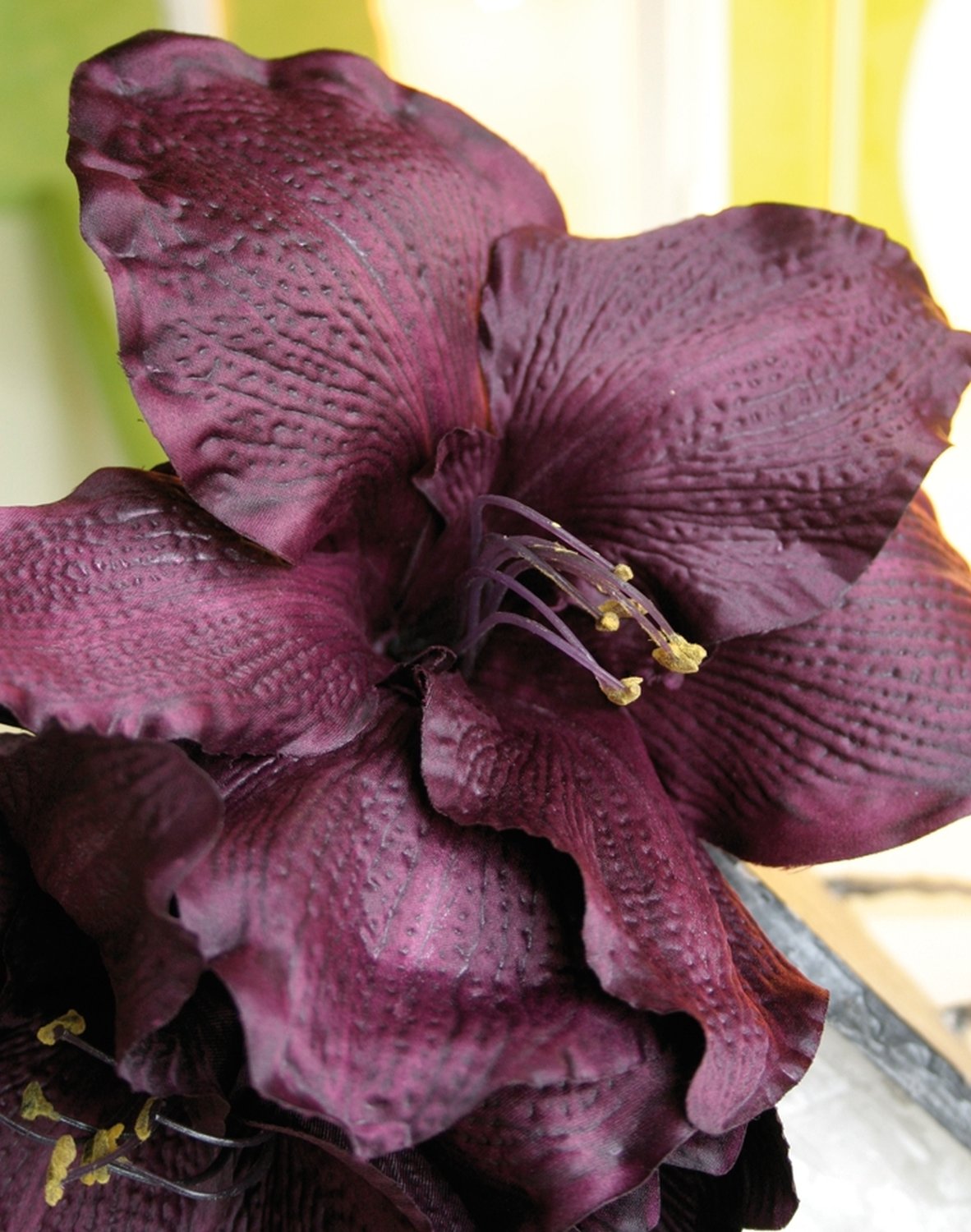 Künstliche Amaryllis, 75 cm, trendy purple